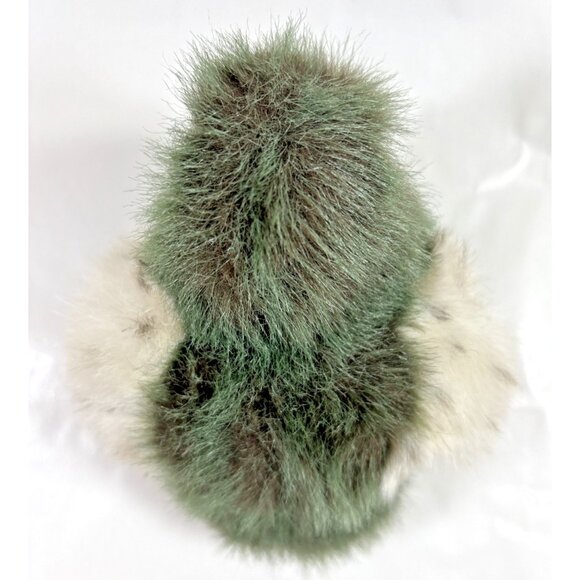 24K Polar Puff Duck Duckling Realistic Green Mallard Baby Plush 1992 Clay 4241 - Picture 4 of 8